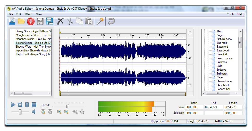 A powerful yet free audio editor that suits both beginners and professionals. 