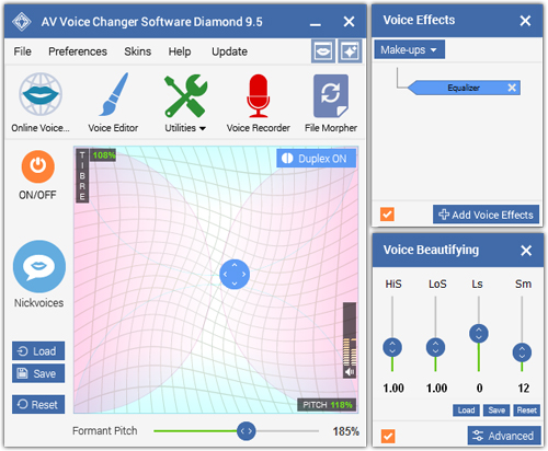 AV Voice Changer Software Diamond 9.0.29 screenshot