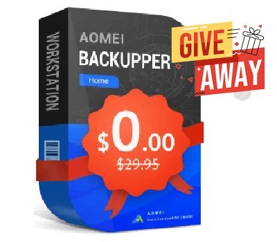 AOMEI Backupper Home Giveaway Free Download