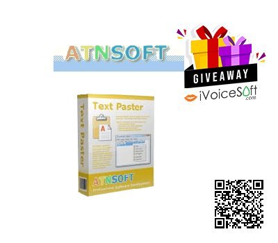 ATNSOFT Text Paster Giveaway Free Download