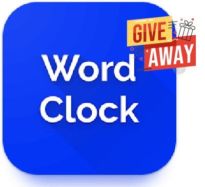Clock Widget: Word Clock Android App Giveaway Free Download