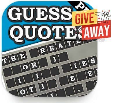 Famous Quotes Guessing PRO App Android Giveaway Free Download