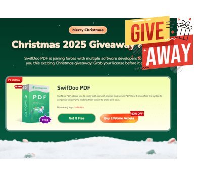 SwifDoo PDF Christmas Carnival Giveaway 2025