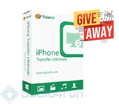 Tipard iPhone Transfer Ultimate Giveaway Free Download