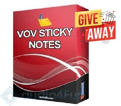 Vov Sticky Notes Giveaway Free Download