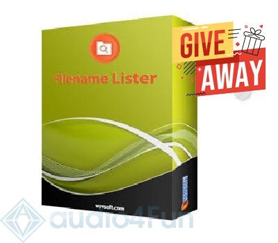 Vovsoft Filename Lister Giveaway Free Download