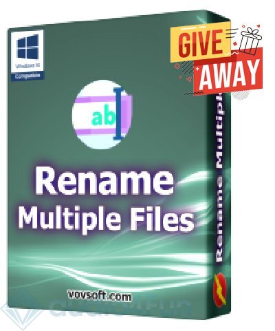 Vovsoft Rename Multiple Files Giveaway