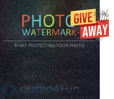 WonderFox Photo Watermark Giveaway