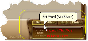 Figure 6: Synchronize the words of music lyrics