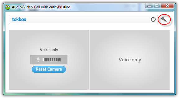  Fig. 4- Choose Settings to open the Settings dialog box of Digsby 